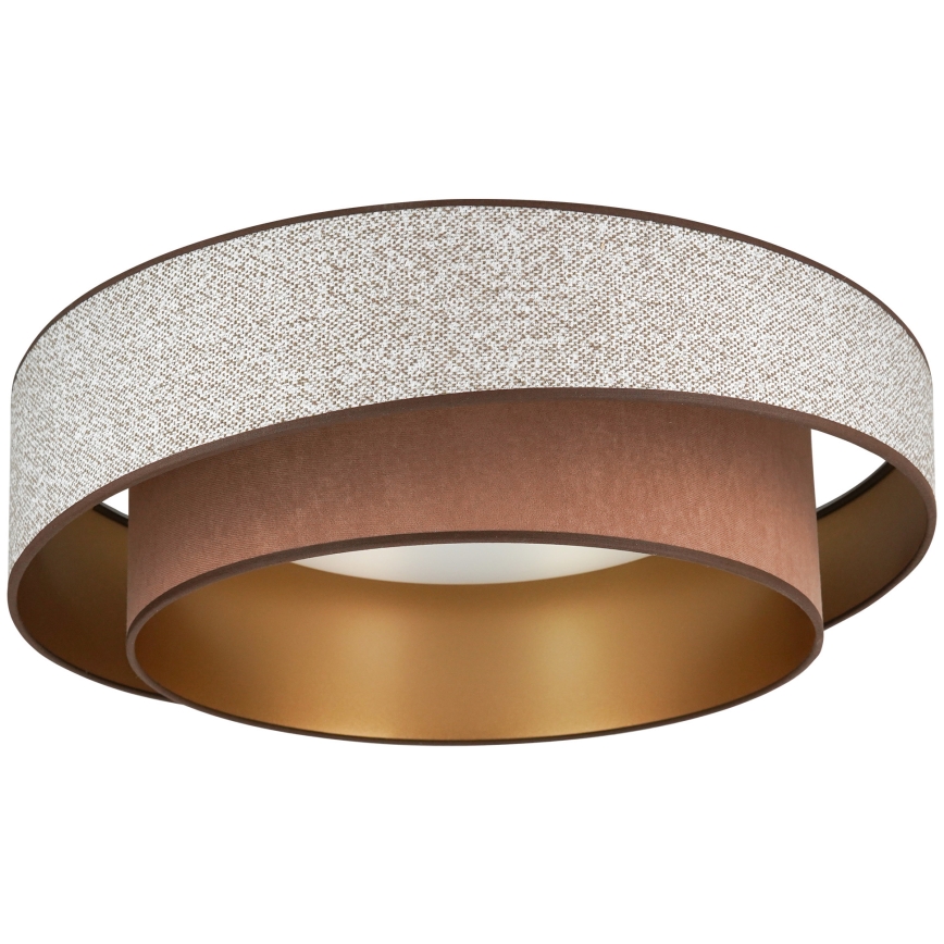 Brilagi - Himmennettävä LED-kattovalaisin VEGAS SHINE LED/24W/230V halkaisija 60 cm 3000/4000/6500K ruskea + kauko-ohjaus