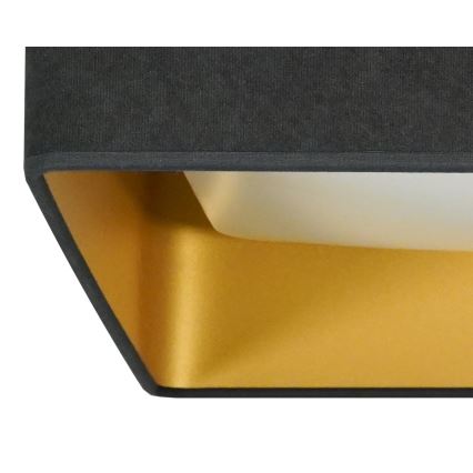 Brilagi - Himmennettävä LED-kattovalaisin VELVET SQUARE SMART LED/36W/230V 2700-6500K Wi-Fi Tuya + kauko-ohjaus harmaa