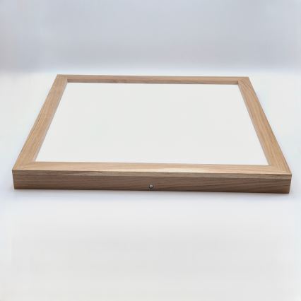 Brilagi - Himmennettävä kylpyhuoneen LED-kattovalaisin WOODY FRAME LED/50W/230V tammi 60x60 cm 3000-6000K IP44 + kauko-ohjaus