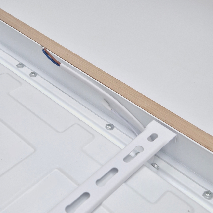 Brilagi - Himmennettävä kylpyhuoneen LED-kattovalaisin WOODY FRAME LED/50W/230V tammi 60x60 cm 3000-6000K IP44 + kauko-ohjaus