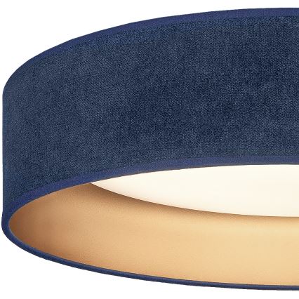 Brilagi - Himmennettävä LED-kattovalaisin VELVET SMARTIX LED/24W/230V 3000-6000K halkaisija 45 cm sininen/kultainen Wi-Fi Tuya Beacon + kaukosäädin