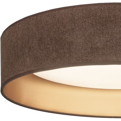 BRILAGI - VELVET SMARTIX LED-himmennettävä kattovalaisin, 36 W, 230 V, 3000–6000 K, Ø 55 cm, ruskea/kultainen, Wi‑Fi Tuya Beacon + kaukosäädin