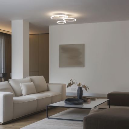 Brilagi - LED-himmennyskattokruunu ORBITS LED/40W/230V 3000-6500K valkoinen + kauko-ohjaus