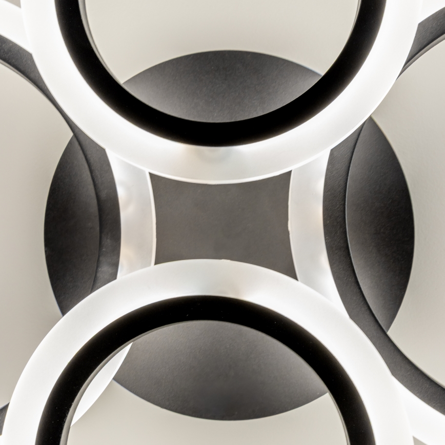 Brilagi - LED-himmennyskattokruunu ORBITS LED/50W/230V 3000-6500K antrasiitti + kauko-ohjaus