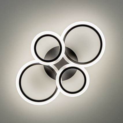 Brilagi - LED-himmennyskattokruunu ORBITS LED/50W/230V 3000-6500K antrasiitti + kauko-ohjaus