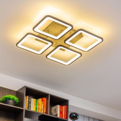 Brilagi - LED-himmennyskattokruunu SQUARED LED/85W/230V 3000-6500K + kauko-ohjaus