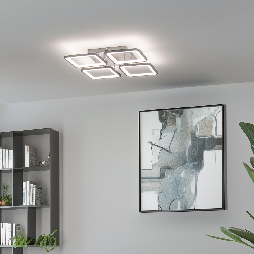 Brilagi - LED-himmennyskattokruunu SQUARED LED/85W/230V 3000-6500K + kauko-ohjaus