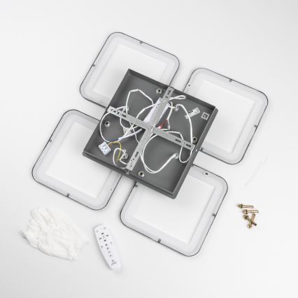 Brilagi - LED-himmennyskattokruunu SQUARED LED/85W/230V 3000-6500K + kauko-ohjaus