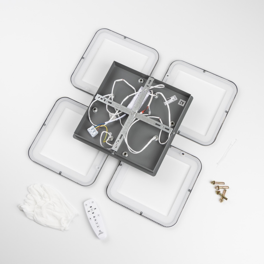 Brilagi - LED-himmennyskattokruunu SQUARED LED/85W/230V 3000-6500K + kauko-ohjaus