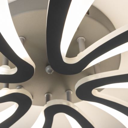 Brilagi - LED-himmennyskattokruunu TWIST LED/55W/230V 3000-6500K antrasiitti + kauko-ohjaus