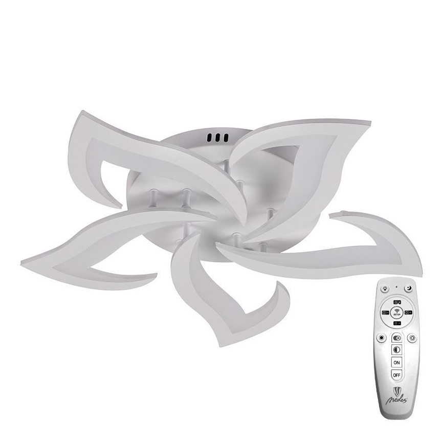 Brilagi - LED-himmennyskattokruunu TWIST LED/55W/230V 3000-6500K valkoinen + kauko-ohjaus