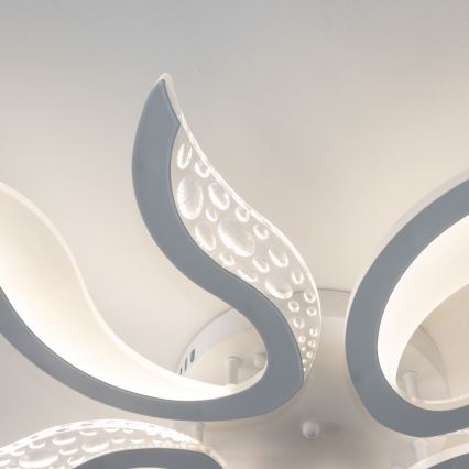 Brilagi - LED-himmennyskattokruunu TWIST LED/65W/230V 3000-6500K valkoinen + kauko-ohjaus