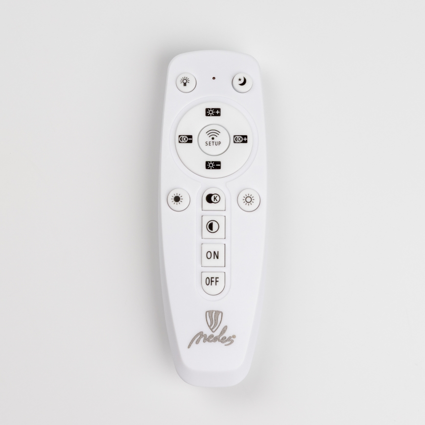 Brilagi - LED-himmennyskattokruunu TWIST LED/65W/230V 3000-6500K valkoinen + kauko-ohjaus