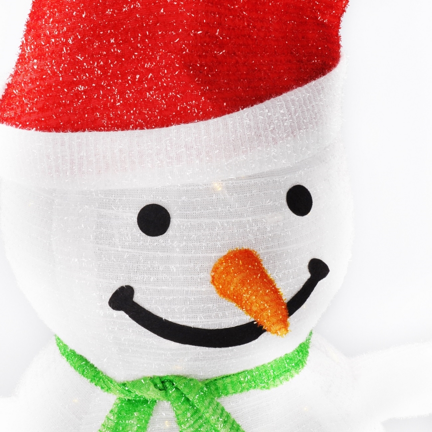 Brilagi - LED-jouluinen ulkokoriste 40xLED/3xAA IP44 lumiukko