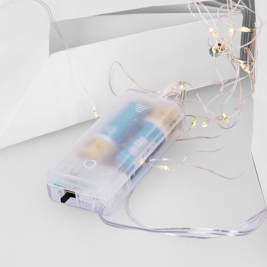 Brilagi - LED-joulukoriste LED/2xAA, 30 cm lumihiutale