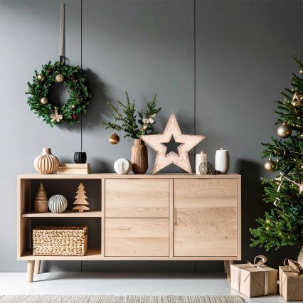 Brilagi - LED-joulukoriste LED/2xAA 38x40 cm tähti