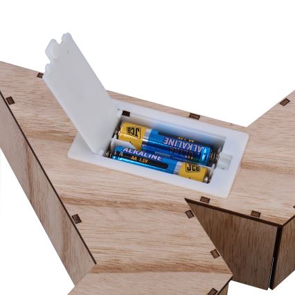 Brilagi - LED-joulukoriste LED/2xAA 38x40 cm tähti