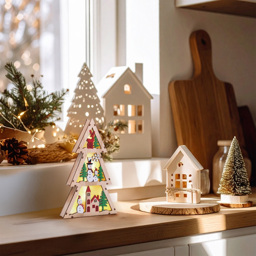 Brilagi - LED joulukoriste LED/2xAA kuusi