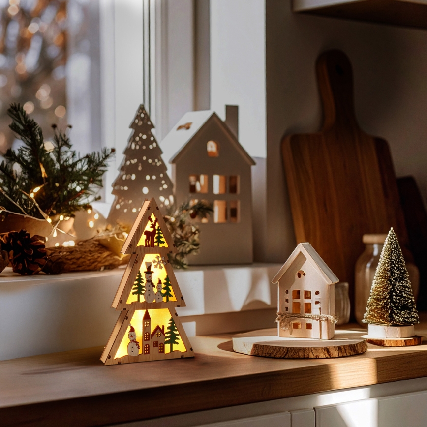 Brilagi - LED joulukoriste LED/2xAA kuusi