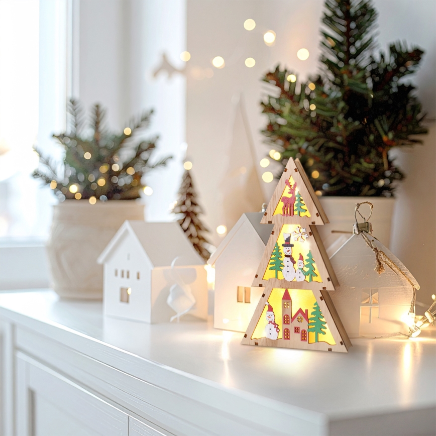 Brilagi - LED joulukoriste LED/2xAA kuusi