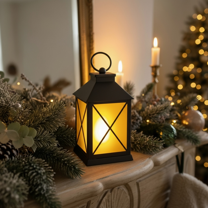 Brilagi - LED-joulukoriste LED/2xAA-lyhty