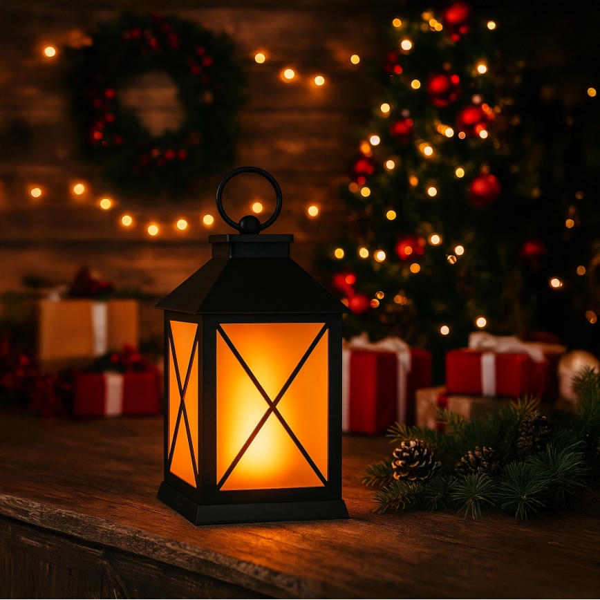 Brilagi - LED-joulukoriste LED/2xAA-lyhty