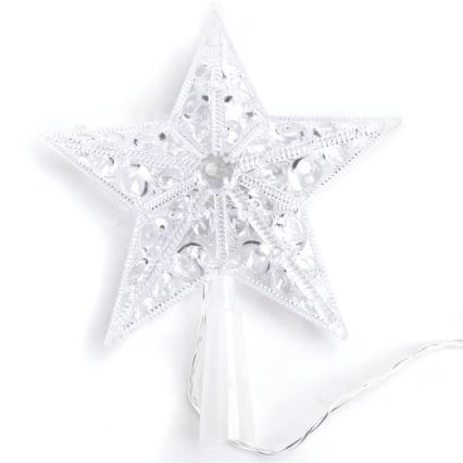 BRILAGI - LED joulukoriste LED/3xAA 21 cm tähti lämmin valkoinen