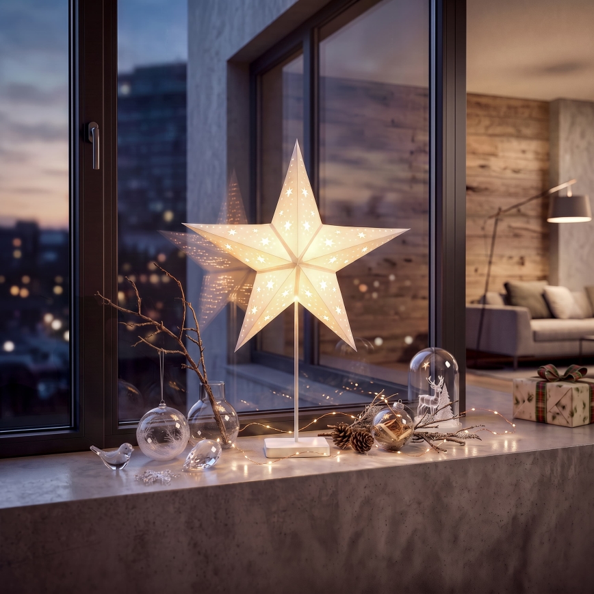 BRILAGI - LED joulukoriste LED/3xAA 70x60 cm tähti
