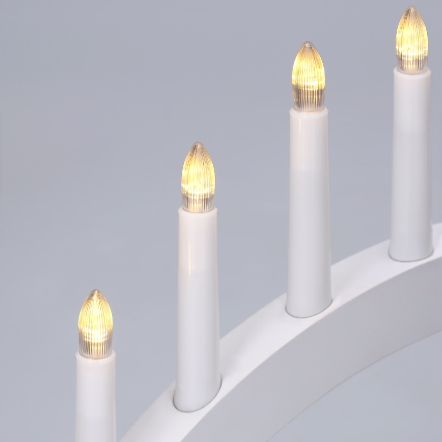 BRILAGI - LED joulukynttelikkö 7xLED/2xAA valkoinen