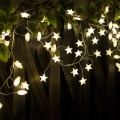 Brilagi - LED jouluvaloketju 40xLED/3xAA 1,8m lämmin valkoinen tähdet