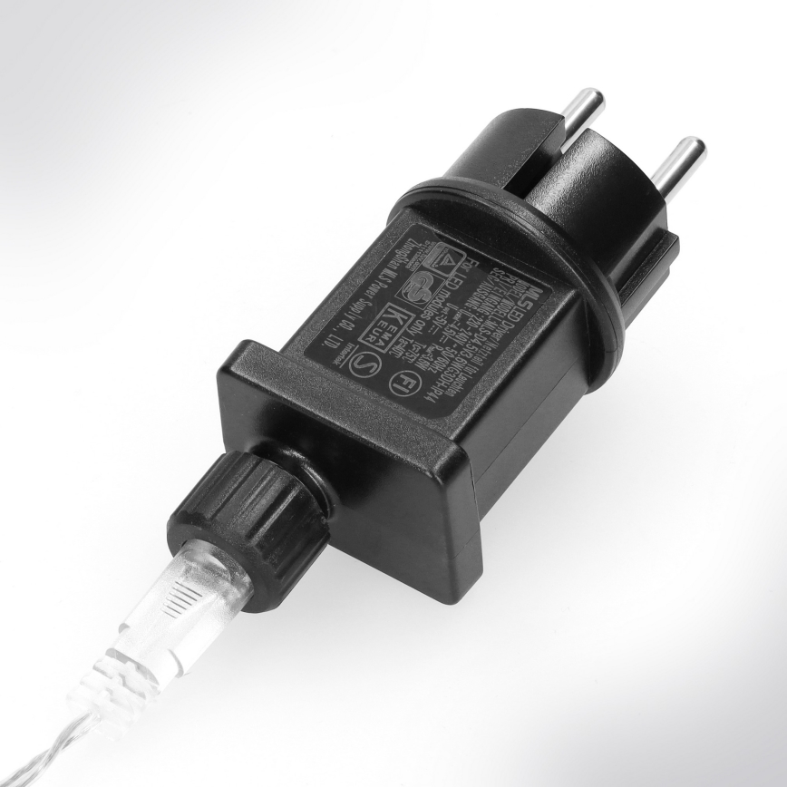 Brilagi - LED-jouluvaloketju ulkokäyttöön 150xLED 5m IP44 kylmänvalkoinen ilotulitusefekti