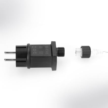 Brilagi - LED-jouluvaloketju ulkokäyttöön 150xLED 5m IP44 kylmänvalkoinen ilotulitusefekti