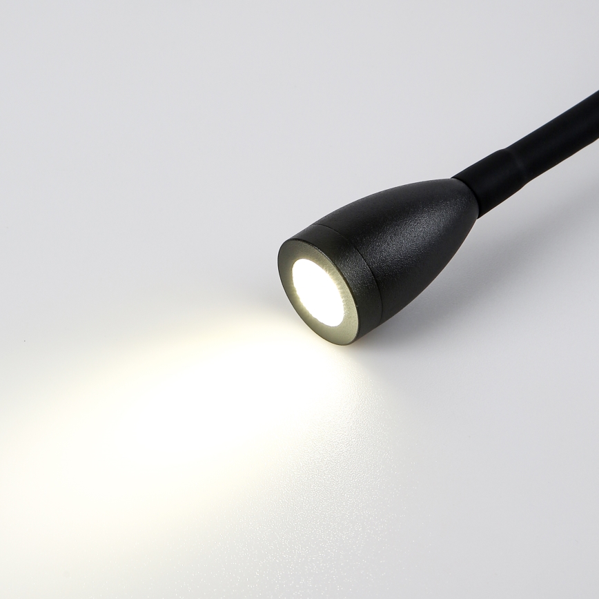 Brilagi - LED Joustava seinävalaisin MAYA Double LED/4W/230V + LED/3W musta