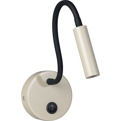 Brilagi - LED Joustava seinävalaisin MAYA LED/3W/230V 4000K beige