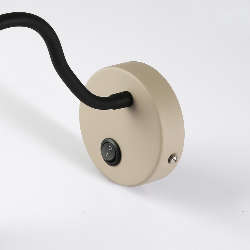 Brilagi - LED Joustava seinävalaisin MAYA LED/3W/230V 4000K beige