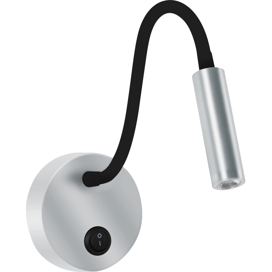 Brilagi - LED Joustava seinävalaisin MAYA LED/3W/230V 4000K hopea