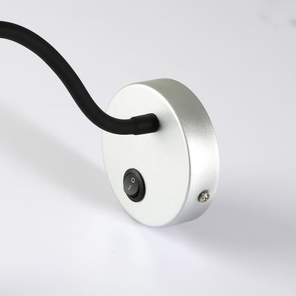 Brilagi - LED Joustava seinävalaisin MAYA LED/3W/230V 4000K hopea