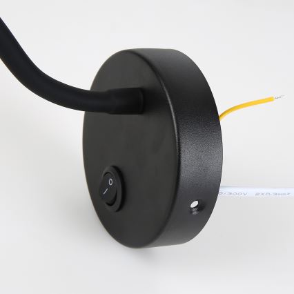 Brilagi - LED Joustava seinävalaisin MAYA LED/3W/230V 4000K musta