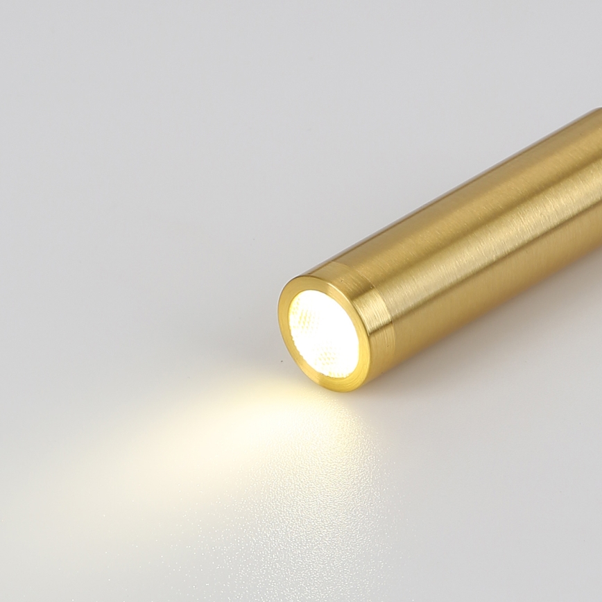 Brilagi - LED Joustava seinävalaisin MAYA LED/3W/230V 4000K musta/kulta