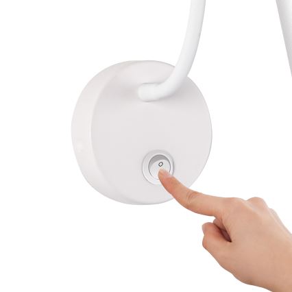 Brilagi - LED Joustava seinävalaisin MAYA LED/3W/230V 4000K valkoinen