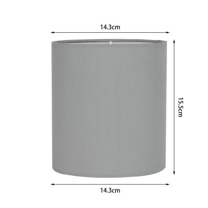 Brilagi - LED-joustava seinävalaisin NUBILA 1xE27/25W/230V + LED/3W valkoinen/vaaleanharmaa