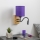 Brilagi - LED Joustava seinävalaisin NUBILA WOOD 1xE27/25W/230V + LED/3W tammi/violetti