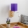 Brilagi - LED Joustava seinävalaisin NUBILA WOOD 1xE27/25W/230V + LED/3W tammi/violetti