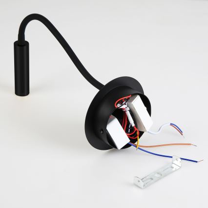 Brilagi - LED Joustava seinävalaisin USB-portilla MAYA LED/3W/230V 4000K musta