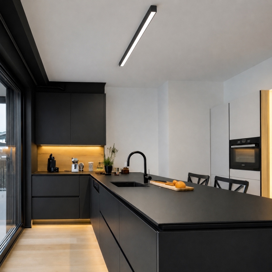 Brilagi - SYNODICO LED-kattovalaisin, pinta-asennettava tai riippuvalaisin, LED/30W/230V 4000K antrasiitti