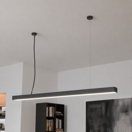 Brilagi - SYNODICO LED-kattovalaisin, pinta-asennettava tai riippuvalaisin, LED/30W/230V 4000K antrasiitti