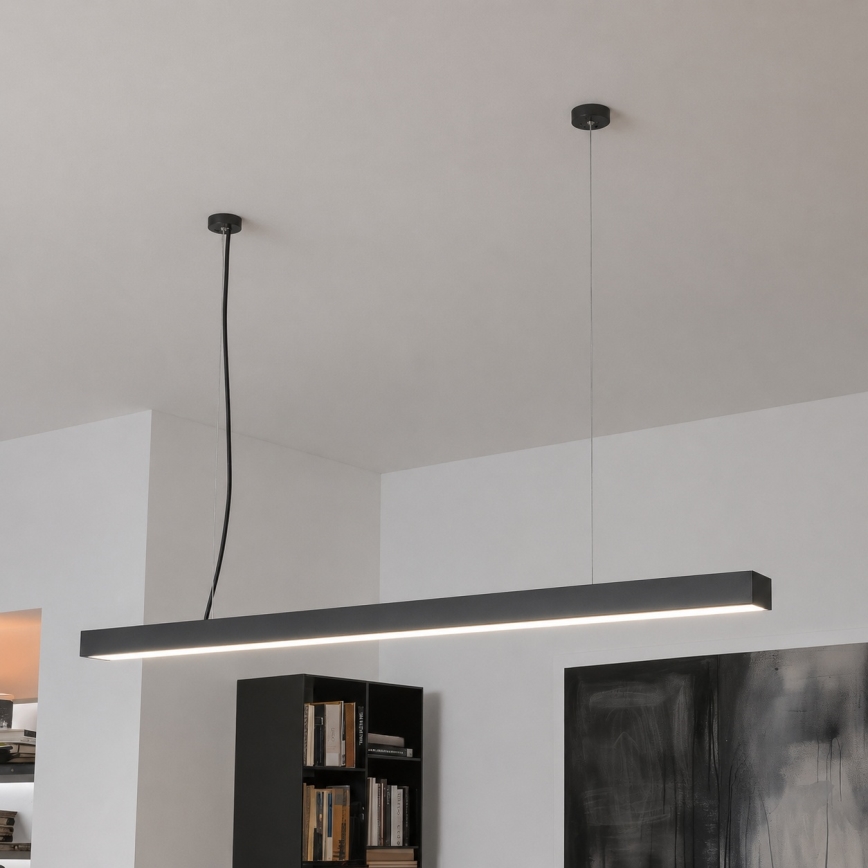 Brilagi - SYNODICO LED-kattovalaisin, pinta-asennettava tai riippuvalaisin, LED/30W/230V 4000K antrasiitti
