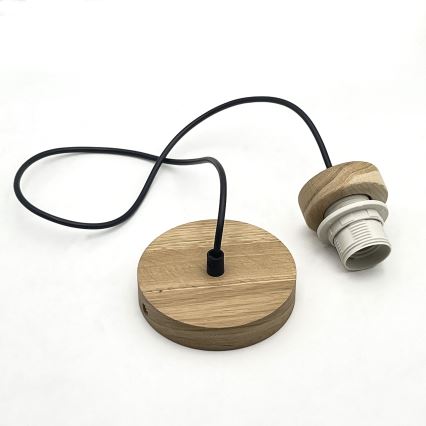 Brilagi - LED Kattokruunu johdossa ANTHONY 1xE27/60W/230V tammi/beige