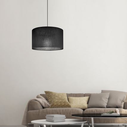 Brilagi - LED Kattokruunu johdossa ANTHONY 1xE27/60W/230V tammi/musta