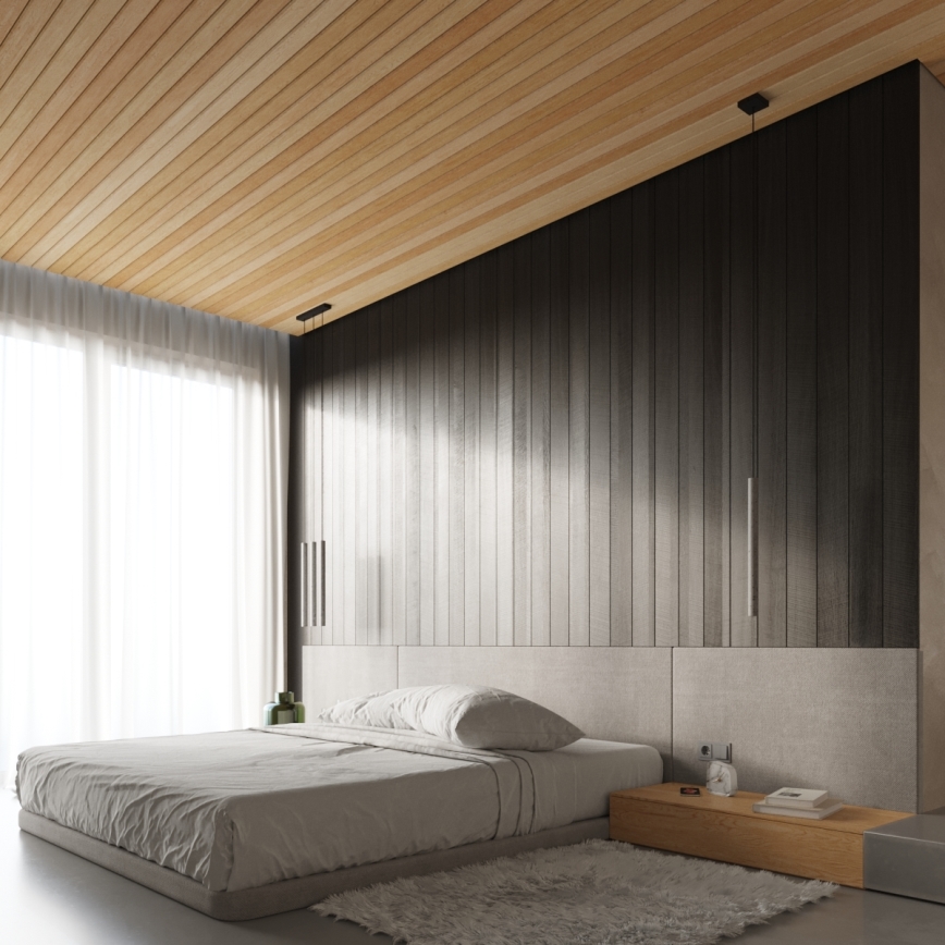 Brilagi - LED-kattokruunu johdossa DRIFA 1xG9/4W/230V betoni